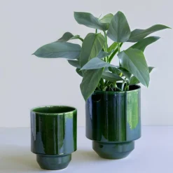 The Hoff Pot Glazed - Urtepotte - Emerald Green