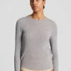Thyra Bluse - Viskose/Uld - Light Grey Melange