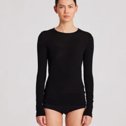 Thyra Bluse - Viskose/Uld - Black