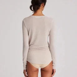 Thyra Bluse - Viskose/Uld - Grey Morn