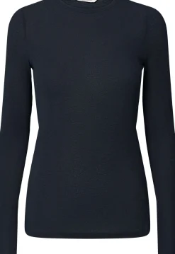 Thyra Bluse - Viskose/Uld - Midnight Blue