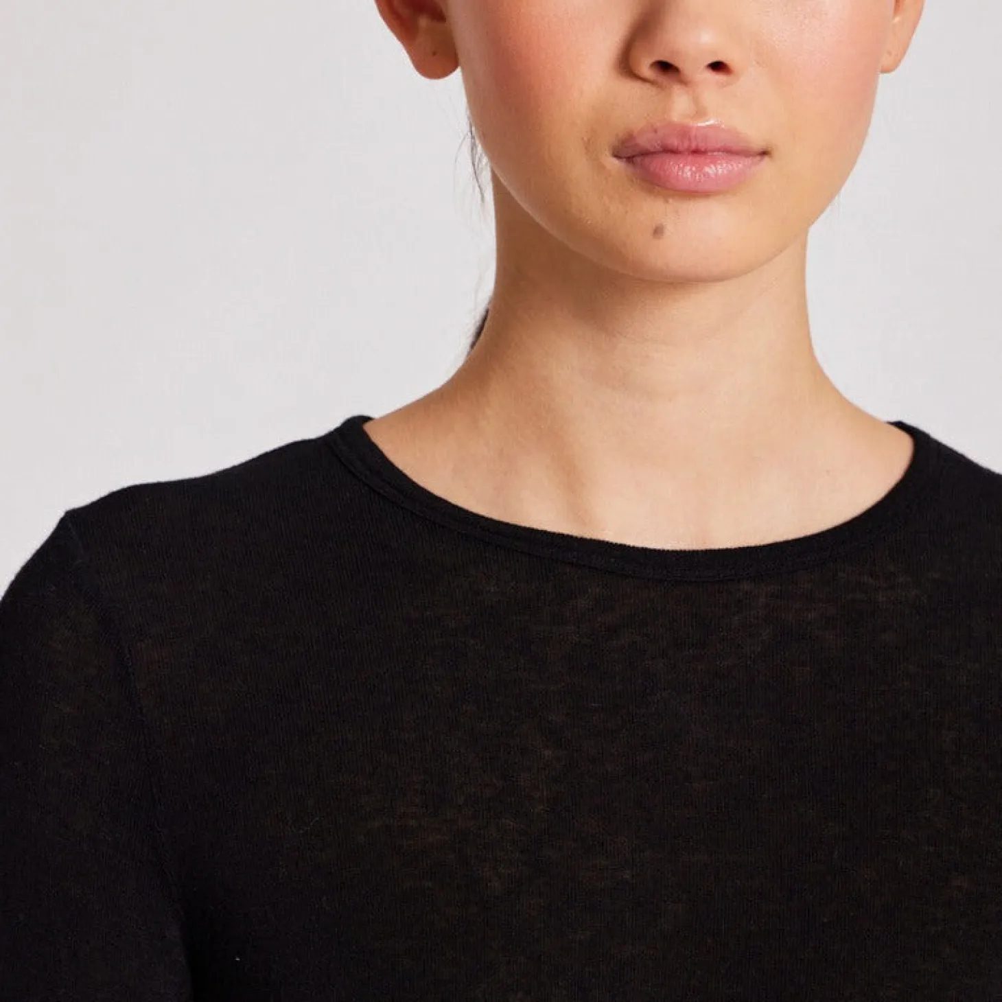 Thyra Bluse - Viskose/Uld - Black