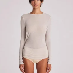Thyra Bluse - Viskose/Uld - Grey Morn