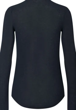 Thyra Bluse - Viskose/Uld - Midnight Blue