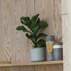 Timber - Allergivenlige Bloklys - Taupe