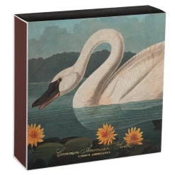 Tændstikker - The Common American Swan By Audubon