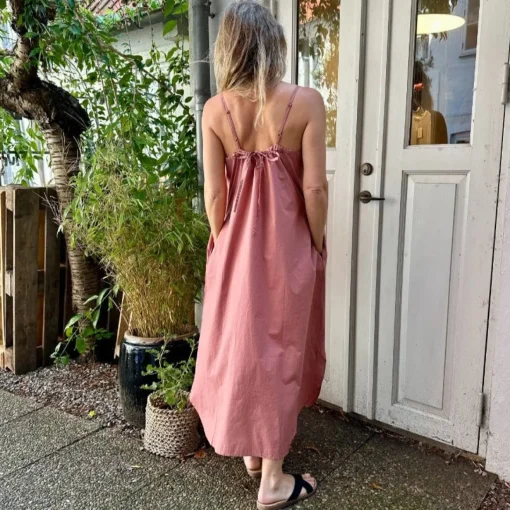 Vancouver Kjole - Øko Bomuld - Ash Rose