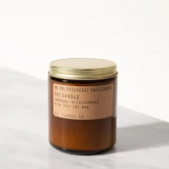 Vegansk Soya Duftlys - No. 19: Patchouli u0026 Sweetgrass