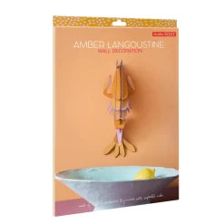 Vægdekoration - Amber Langoustine
