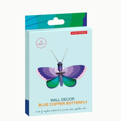 Vægdekoration - Blue Copper Butterfly