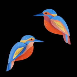 Vægdekoration - Kingfishers