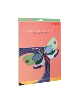 Vægdekoration - Mint Forest Butterfly