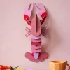 Vægdekoration - Pink Lobster DELUXE