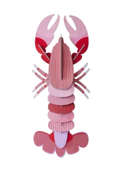 Vægdekoration - Pink Lobster DELUXE
