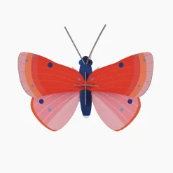Vægdekoration - Speckled Copper Butterfly