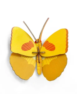 Vægdekoration - Yellow Butterfly