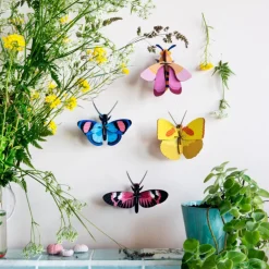 Vægdekoration - Yellow Butterfly