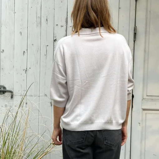 Vibeke V Neck - Ancient Stone